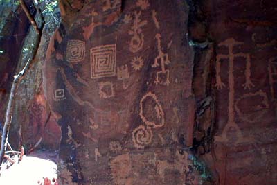 Picture of V-Bar-V Petroglyphs Near Sedona