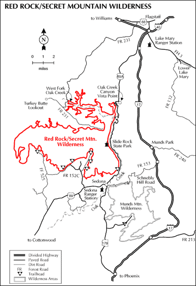 Red Rock Secret Mountain Wilderness